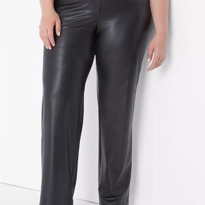 Lane Bryant faux black leather